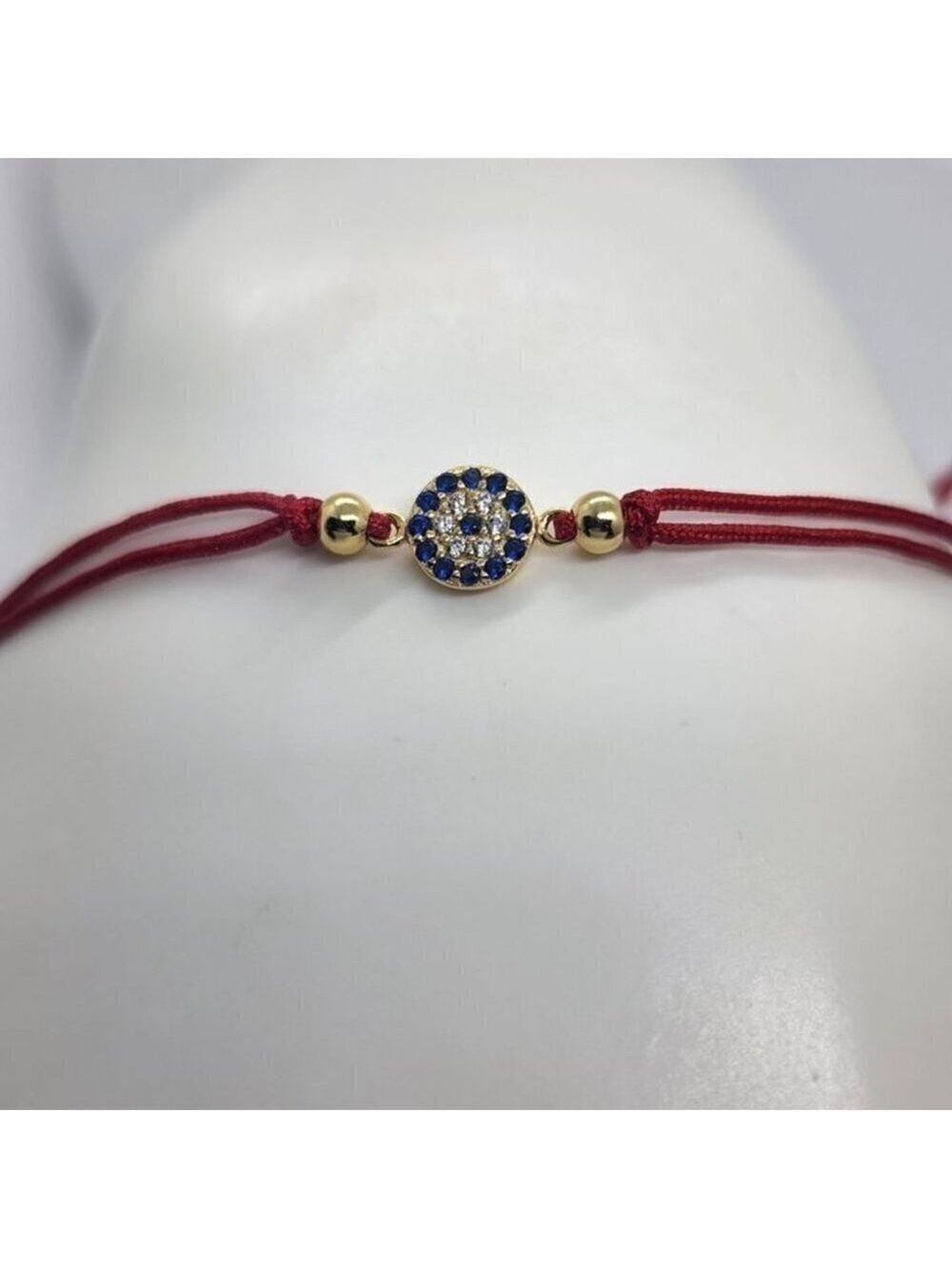 NEW Sterling Silver 925 Evil Eye Design with adjustable Bracelet